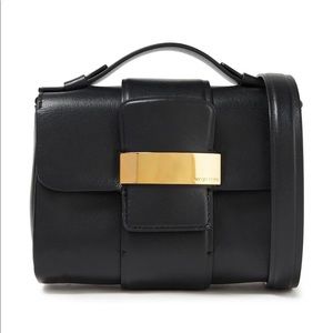 Sergio Rossi Leather Shoulder Bag.